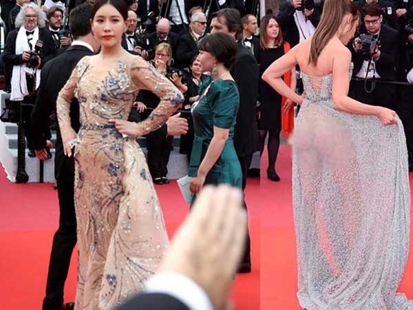Sốc trước các 'trò lố' trên thảm đỏ LHP Cannes 2019, xuất hiện ồ ạt mỹ nhân đến từ Trung Quốc