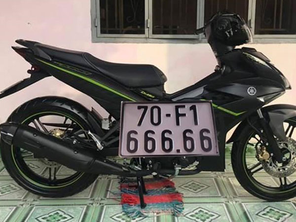 Yamaha Exciter 150 biển số ngũ quý 'hét giá' gần 200 triệu