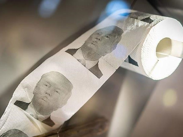 Giấy vệ sinh hình Tổng thống Trump đắt hàng ở Trung Quốc
