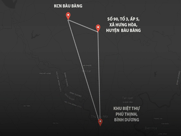 Video: Ba điểm bị khám xét vụ th i thể trong khối bêtông ở Bình Dương