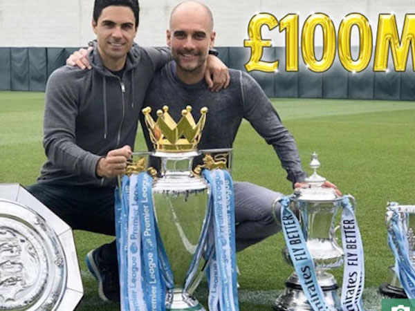 Choáng vì phần thưởng 'siêu khủng' của Man City cho Pep Guardiola