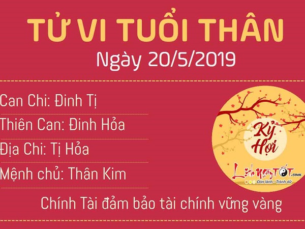 Tử vi thứ 2 ngày 20/5/2019 của 12 con giáp: Mùi có lộc làm ăn, Tị bị lừa tiền