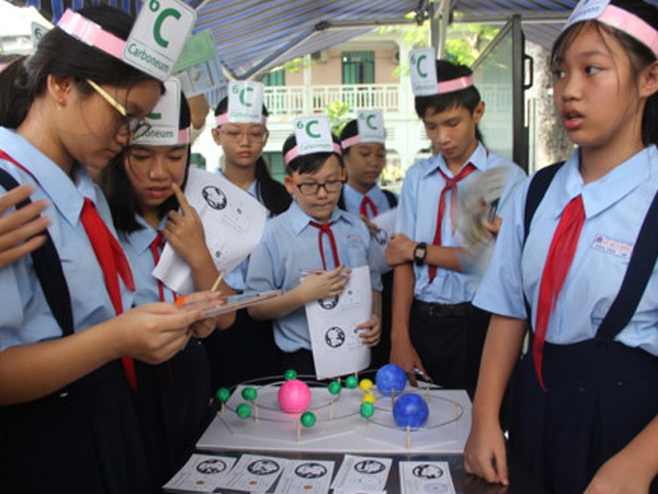 Học sinh hào hứng tiết học với công nghệ 4.0
