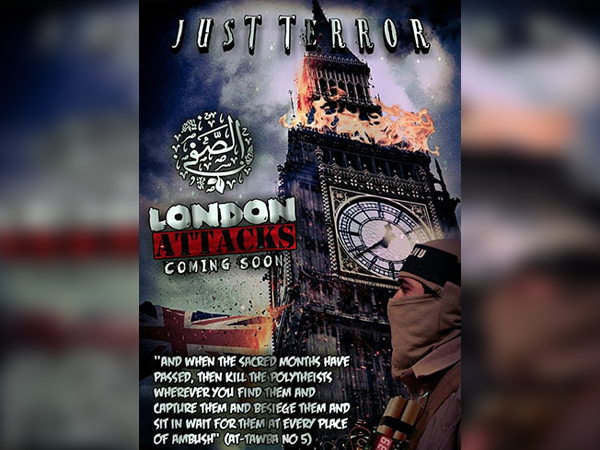 IS tung poster dọa tấn công London, New York