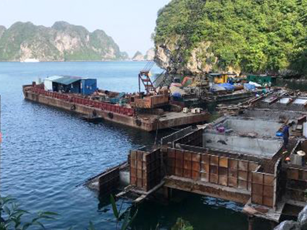 Vùng lõi vịnh Hạ Long có nhiều công trình xây dựng 'chui'