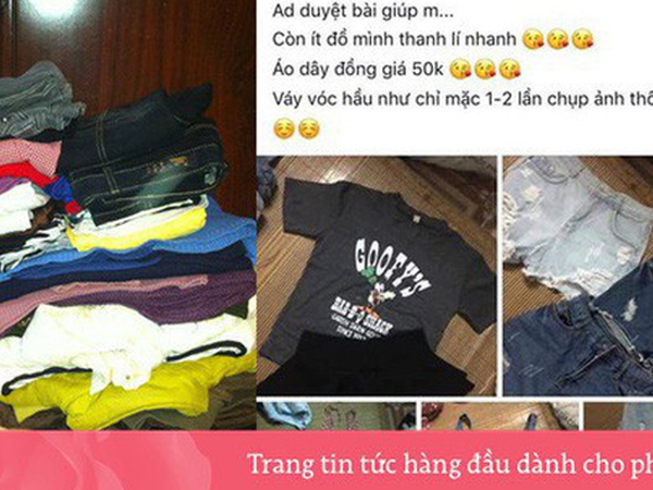 Quyên góp quần áo cũ cho người nghèo, 2 gái xinh không mang tặng mà lại đem thanh lý?