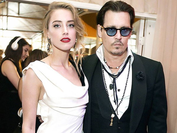 Amber Heard vui vẻ, Johnny Depp căng thẳng giữa kiện tụng ly hôn