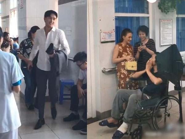 Hậu trường Về Nhà Đi Con: Hai chàng rể đến thăm bố vợ nhập viện, một người lạ mà quen?