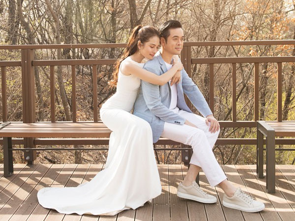 Cận ngày trọng đại, Dương Khắc Linh - Ngọc Duyên tung trọn bộ ảnh cưới lãng mạn tại Hàn Quốc
