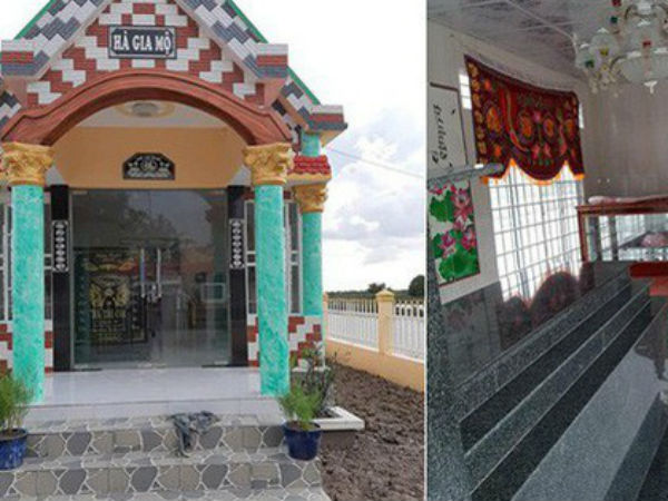 'Ngôi nhà mộ' đầy đủ tiện nghi khiến dân mạng xôn xao và nỗi lòng cậu con trai muốn chuộc lỗi với người mẹ quá cố