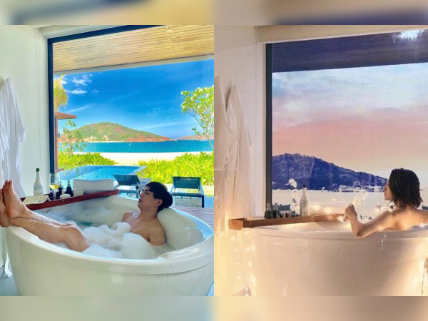 Bằng chứng Bảo Anh - Hồ Quang Hiếu đã quay lại đây chứ đâu: Cùng đăng tải ảnh trong một phòng tắm?