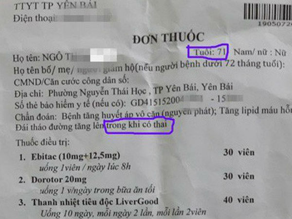 Cụ bà 71 tuổi ở Yên Bái đi khám được chẩn đoán có thai
