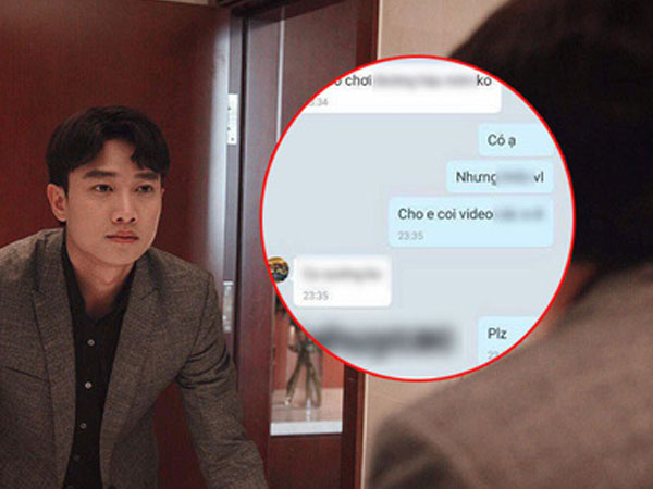 Sốc: Cư dân mạng náo loạn với thông tin diễn viên Quốc Trường (Về nhà đi con) lộ tin nhắn nhạy cảm với gái trẻ?