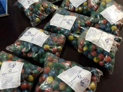 Bắt giữ 2.500 quả pháo bi ngay sau giao thừa năm mới 2015