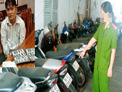 Bắt "ông trùm" 3.500 vụ trộm xe máy, tiêu thụ xuyên quốc gia