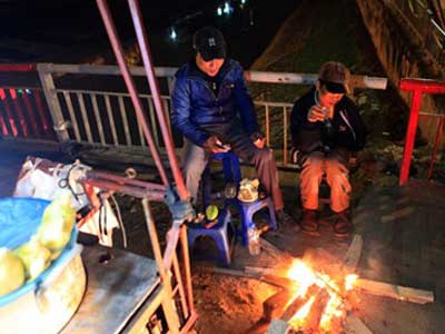 Tháng 1.2015: Miền Bắc hứng chịu 2 đợt rét đậm