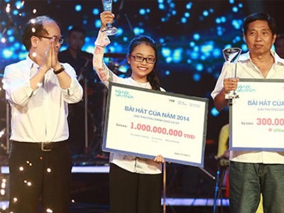 "Quê em mùa nước lũ" giành giải Bài hát yêu thích của năm 2014