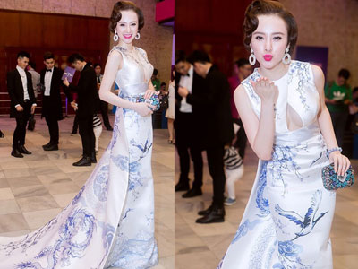 Angela Phương Trinh lộng lẫy như nữ hoàng trên thảm đỏ