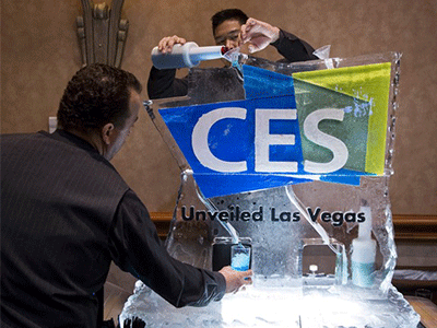 Bức tranh sắc màu tại CES 2015