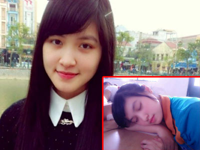 Mặt thật cô gái ngủ gật trong lớp khiến dân mạng truy tìm