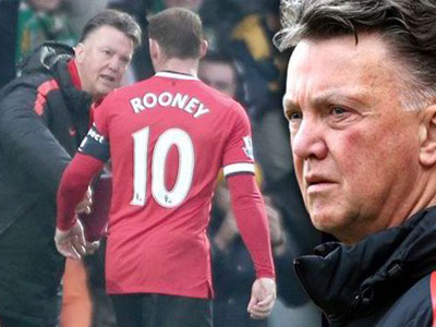 Van Gaal định ném Rooney lên ghế dự bị