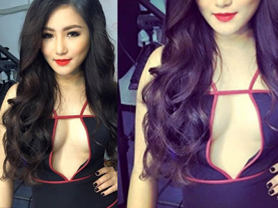 Hương Tràm lại tiếp tục gây "sốc" với trang phục hở bạo
