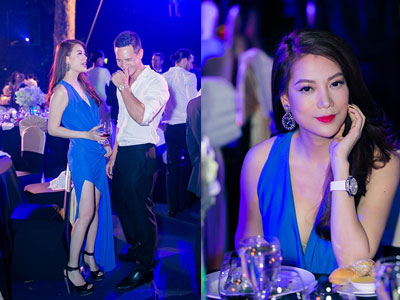 Trương Ngọc Ánh - Kim Lý tình tứ suốt sự kiện