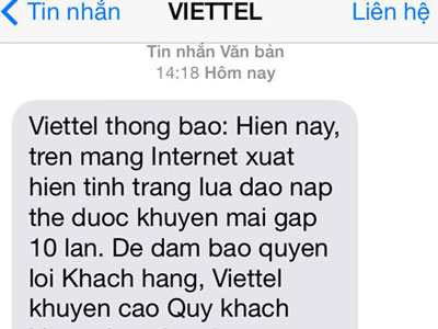 Viettel lên tiếng về “ông chú làm ở Viettel”