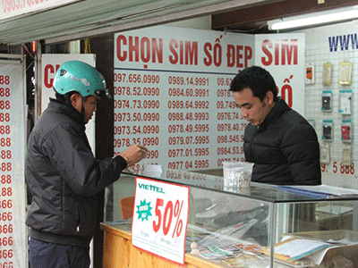 Bỏ sim 11 số: Người Hà Nội lo mất tiền, Sài Gòn săn số đẹp