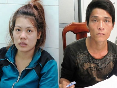 Đánh rơi vợ xuống đất khi vừa cướp xong túi xách