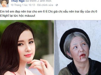 Danh hài Thuý Nga chua chát so sánh đời mình với Angela Phương Trinh