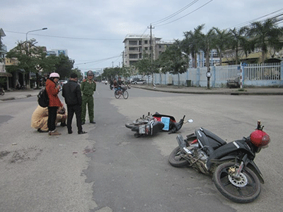 Quảng Nam: Tai nạn giao thông, 2 sinh viên nguy kịch