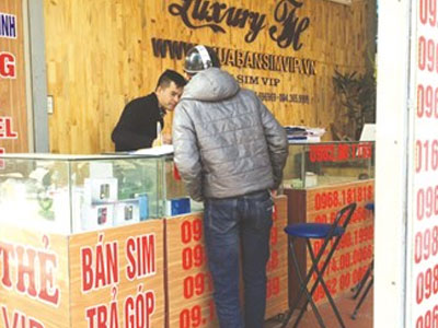 Thị trường sim 11 số: Găm hàng và thổi giá