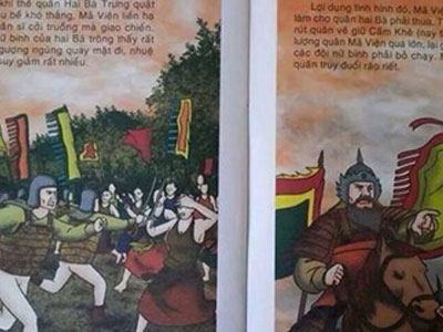 Thu hồi truyện tranh lịch sử gây phản cảm