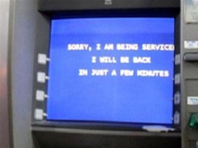 Phạt nóng ngân hàng nếu để ATM hết tiền
