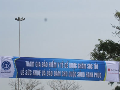 Đã tháo bỏ băng rôn có hình bản đồ gây phản cảm