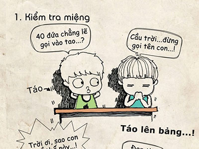 6 nỗi ám ảnh kinh điển của học sinh khi đến trường