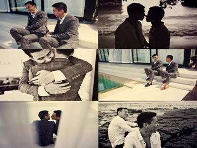 Ngắm ảnh cưới tuyệt đẹp của NTK Adrian Anh Tuấn và bạn trai trước ngày cưới