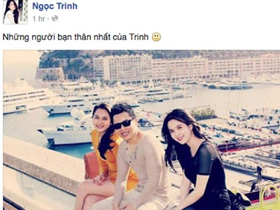 Ngọc Trinh khẳng định Khắc Tiệp chỉ là bạn thân