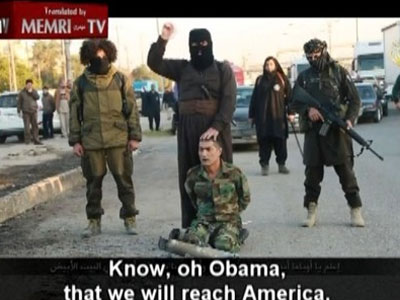 IS dọa chặt đầu Tổng thống Obama