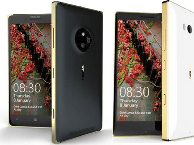 Lumia 830 Gold lên kệ tại Việt Nam giá 7,9 triệu đồng