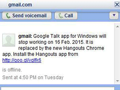 Google đóng cửa Gtalk từ 16/2