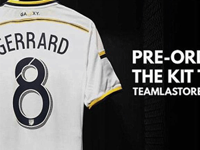 LA Galaxy bắt đầu bán áo đấu của Gerrard