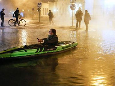 Lũ nước sôi xuất hiện tại Thụy Điển