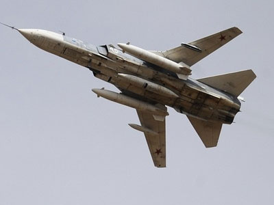 Su-24 Nga rơi, chưa rõ số phận phi công