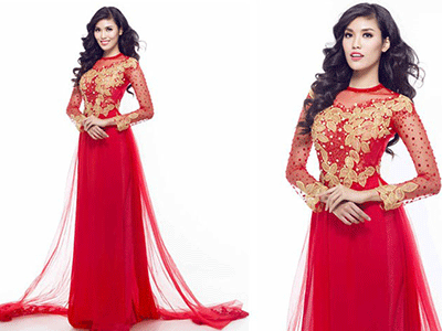Kỷ niệm ngày Tết của top 3 Hoa khôi Áo dài