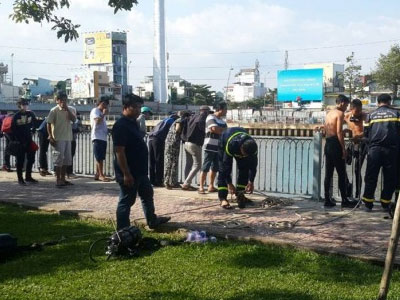 Sợ bị công an bắt, nhảy xuống kênh chết đuối