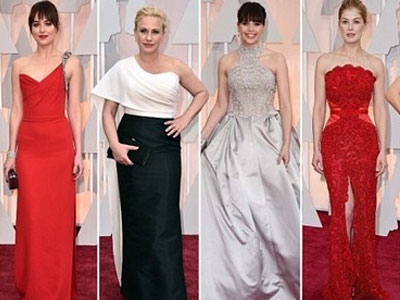 Ngắm dàn sao Hollywood khoe sắc trên thảm đỏ Oscar 2015