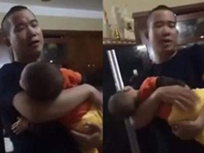 Clip: ông bố trẻ chế “Bèo dạt mây trôi” ru con ngủ