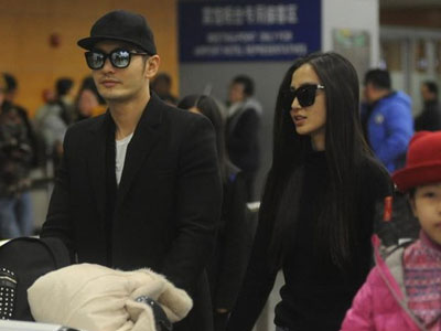 Huỳnh Hiểu Minh và Angelababy đi nghỉ tuần trăng mật sớm
